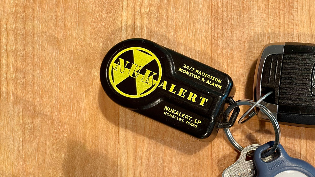 NukAlert Keychain Nuclear Radiation Detector & Monitor NukAlert Keychain Nuclear Radiation Detector & Monitor