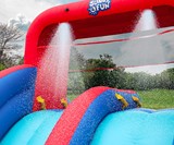 Dual Splash Inflatable Racing Water Slide