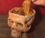 Human Skull Bowl