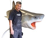 Life Size Jaws Sculpture