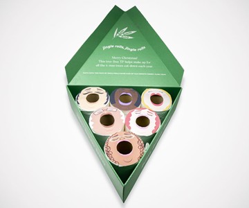 Jingle Rolls Singing Caroler Toilet Paper Jingle Rolls Singing Caroler Toilet Paper