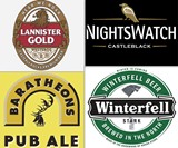Game of Thrones Beer Label Shirts