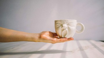SIND Studio Funny Face Mugs, Cups & Planters