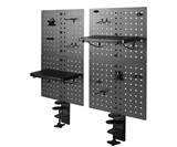 Clamp-on Desk Pegboard
