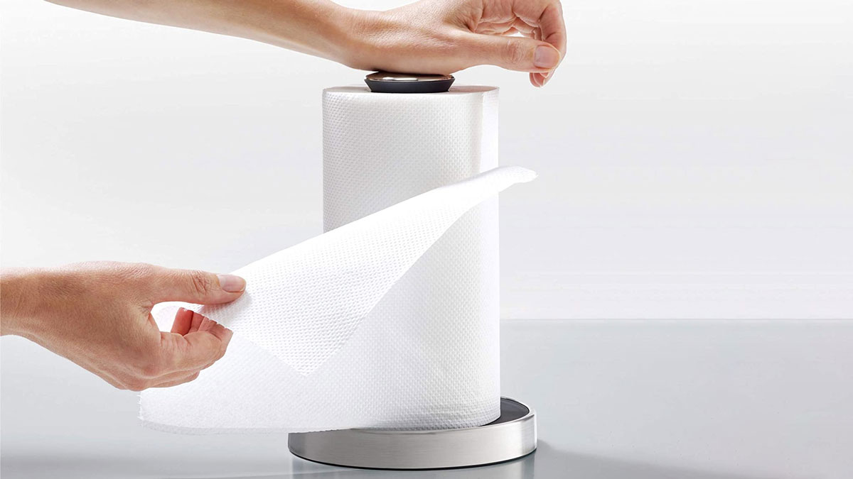 Push & Tear Easy-Tear Paper Towel Holder Push & Tear Easy-Tear Paper Towel Holder