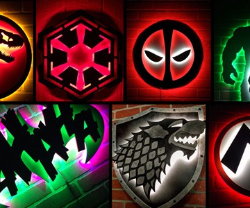 Rock Yur Wall LED Art Rock Yur Wall LED Art