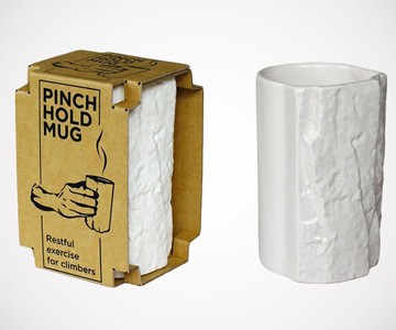 Pinch Hold Rock Climber's Mug Pinch Hold Rock Climber's Mug