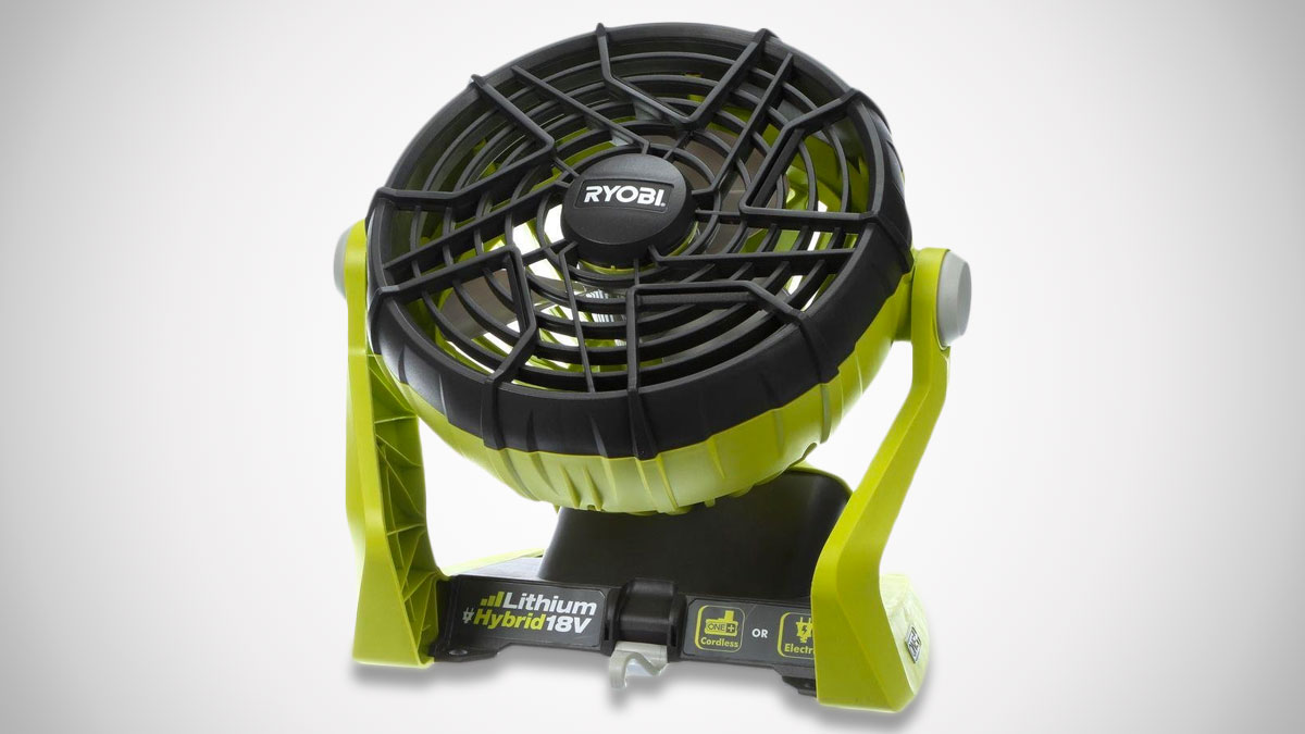 RYOBI 18-Volt ONE+ Hybrid Battery/Electric Fan RYOBI 18-Volt ONE+ Hybrid Battery/Electric Fan