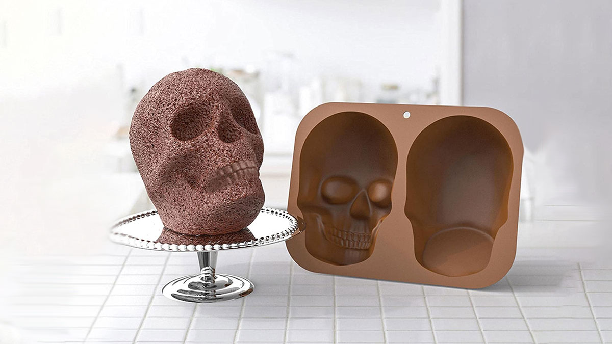 3D Skull Silicone Cake Mold 3D Skull Silicone Cake Mold