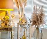 Disco Ball Bar Cart
