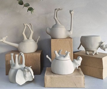 Sleeping Animal Pots Sleeping Animal Pots