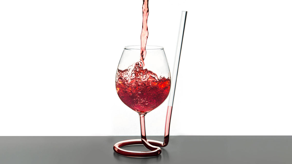 SIPSIP Wine Glass - The Wine Glass with a Straw SIPSIP Wine Glass - The Wine Glass with a Straw