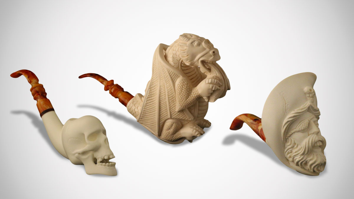 Master Carver Meerschaum Pipes