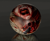 Zombie Head Bowling Balls-1787
