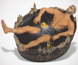 The Witcher III Geralt in Bath Polyresin Statuette