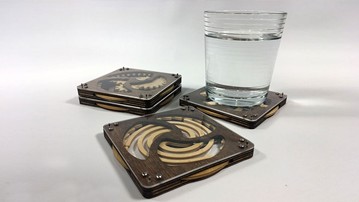 MechaniCoasters - DIY Kinetic Sculpture Coasters