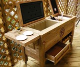 Rustic Patio Bar & Cooler