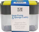 Press 'n' Suds Sponge Soap Dispenser & Holder