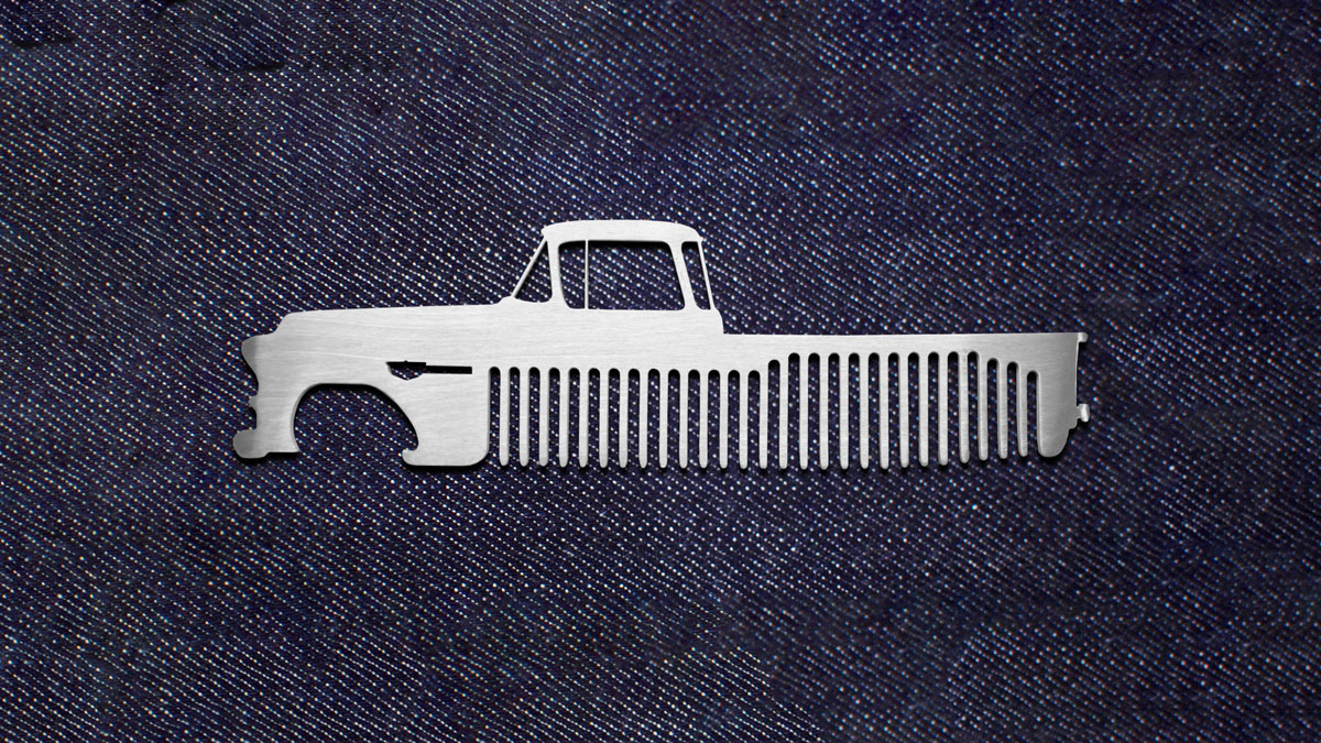 BLVD Chromb Car & Truck Combs & Bottle Openers