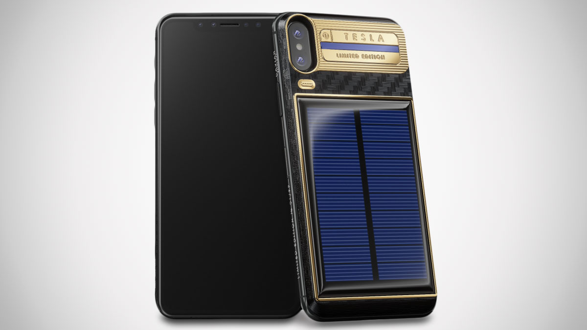 iPhone Xs Tesla - Solar-Powered Phone iPhone Xs Tesla - Solar-Powered Phone