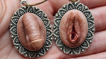 Musch Musch Designs - Your Privates on a Pendant Musch Musch Designs - Your Privates on a Pendant