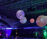 Giant Inflatable Solar System with LED Lights