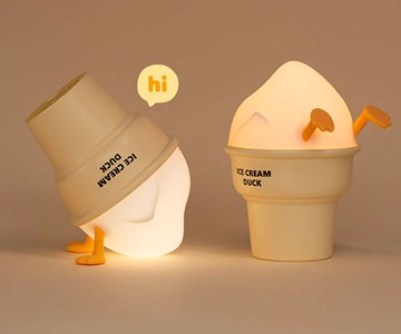 Ice Cream Duck Night Light