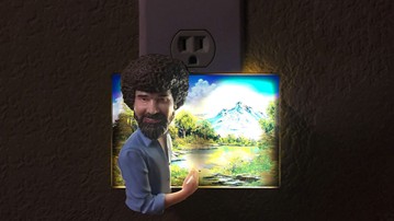 Bob Ross Talking Clapper & Night Light Bob Ross Talking Clapper & Night Light