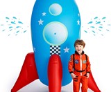 Inflatable Rocketship Sprinkler