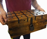 Wooden Pirate Treasure Chest
