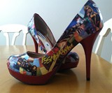 Comic Book High Heels