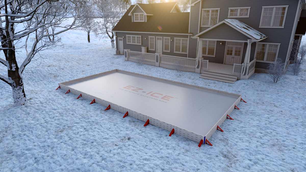 EZ Ice - DIY 60-Minute Backyard Ice Rink EZ Ice - DIY 60-Minute Backyard Ice Rink