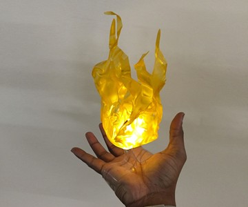 Floating Fireball Prop Floating Fireball Prop