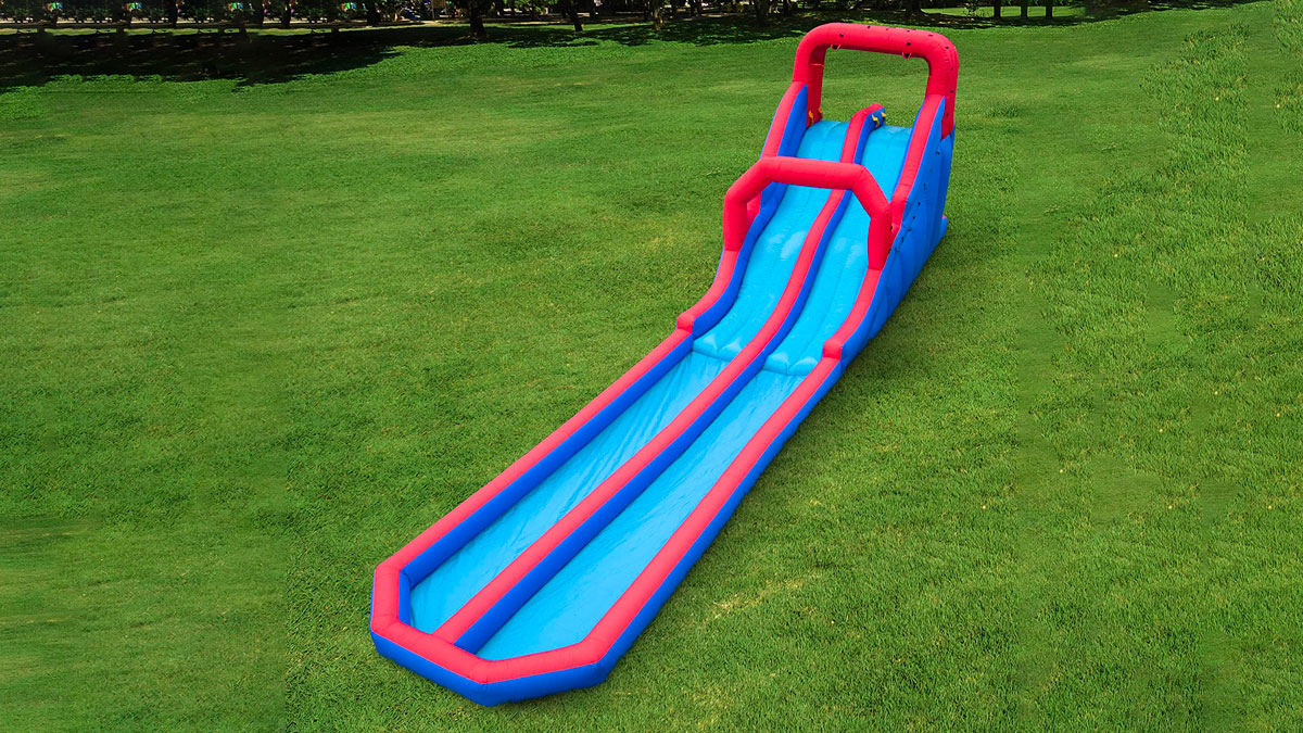 Dual Splash Inflatable Racing Water Slide Dual Splash Inflatable Racing Water Slide