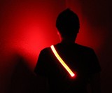 Red HALO LED Sport Belt as Shoulder Strap