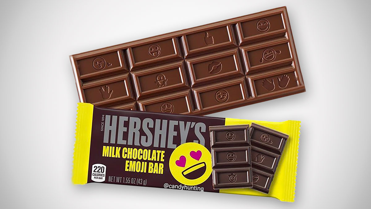 Hershey's Milk Chocolate Emoji Bars Hershey's Milk Chocolate Emoji Bars