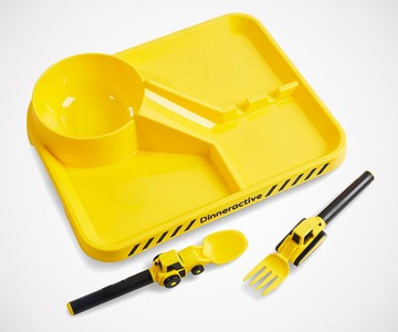 Construction Site Plate & Utensils