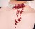 Dripping Blood Pearl Necklace Dripping Blood Pearl Necklace