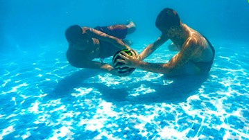 Watermelon Ball Swimming Pool Game