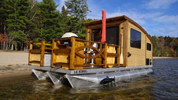 Le Koroc Tiny House Boat Le Koroc Tiny House Boat