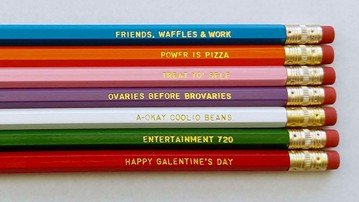 Parks and Recreation Pencil Set Parks and Recreation Pencil Set