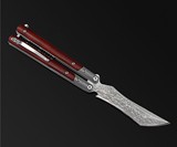 The Infinite Damascus Steel Butterfly Knife