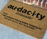 Audacity Doormat