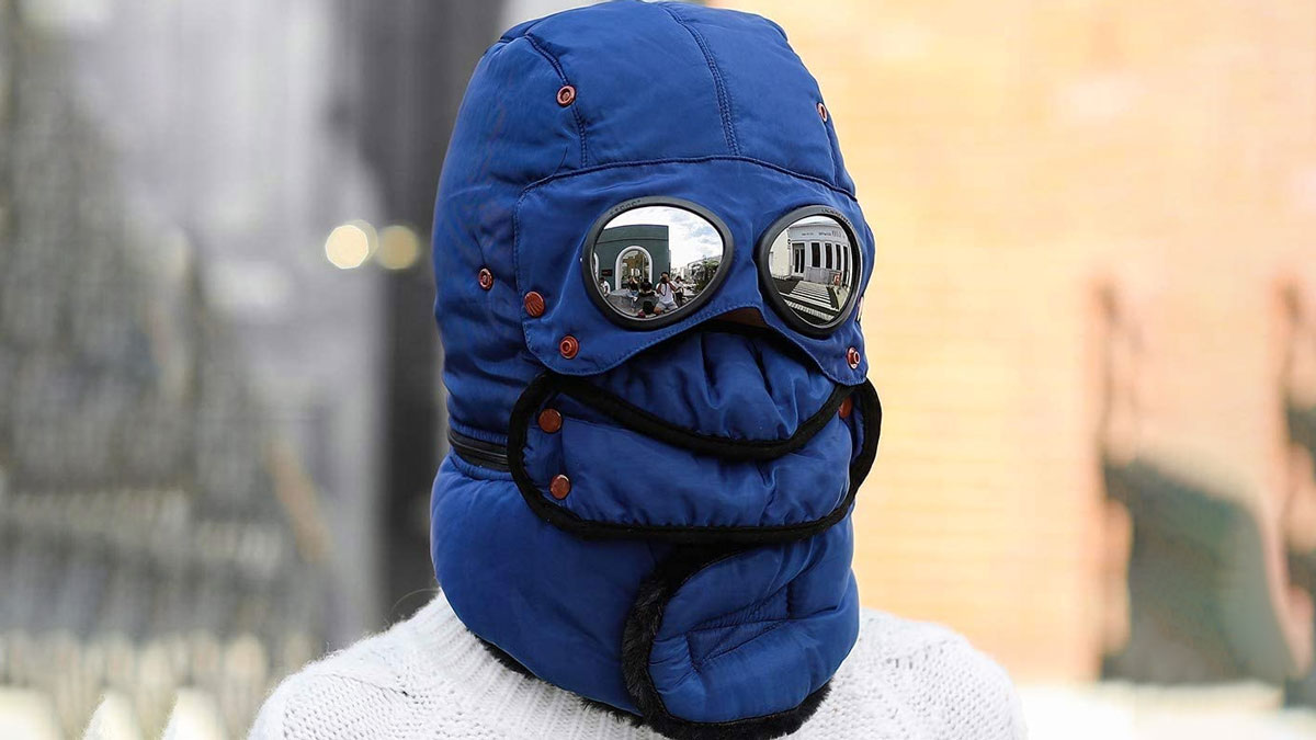 Full Face Trapper Hat with Goggles