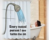Every Naked Person Shower Curtain