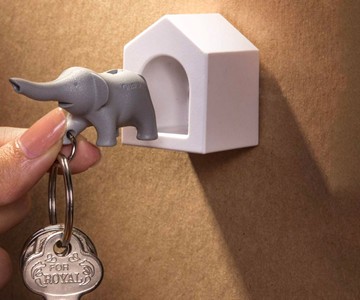 Elephant Keychain & Key Holder Elephant Keychain & Key Holder