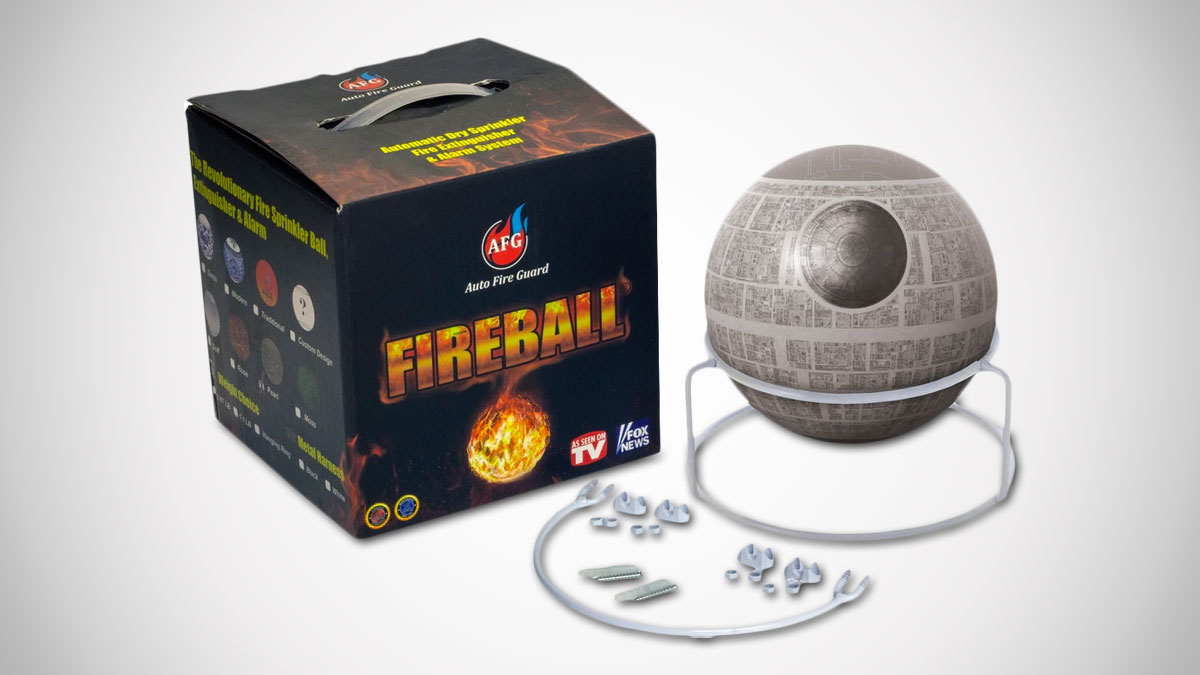 The Death Star Fireball Fire Extinguisher The Death Star Fireball Fire Extinguisher