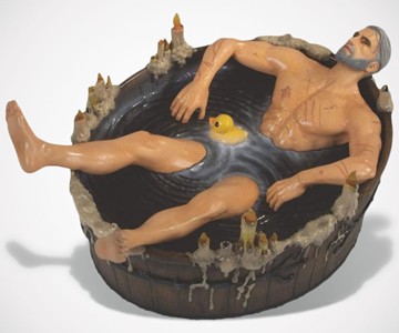The Witcher III Geralt in Bath Polyresin Statuette The Witcher III Geralt in Bath Polyresin Statuette