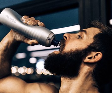 KEEGO Squeezable Metal Water Bottle