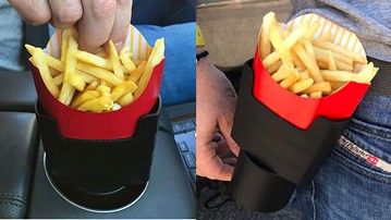 Fries on the Fly Universal Car French Fry Holder